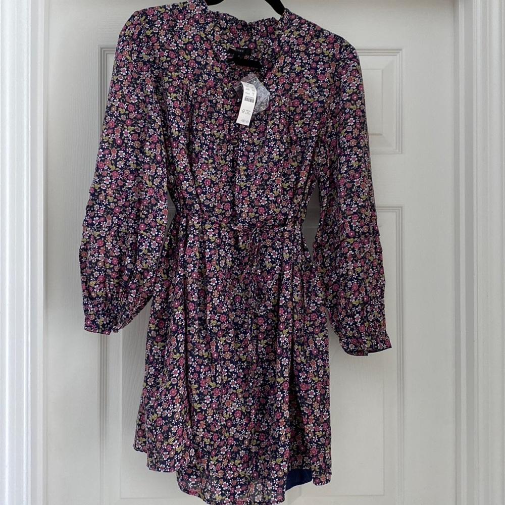NWT J.Crew Button-up mini dress in sunny meadow